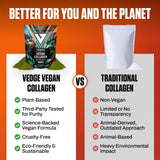 VEDGE polvo vegano para mezclar en smoothies sin sabor extra