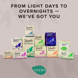 Veeda compromiso social y donaciones para la higiene menstrual.