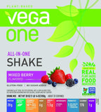 Vega One envase abierto: polvo suave listo para mezclar.