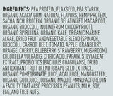 Vega One mezcla con verduras: 50% DV de vitaminas para nutrición diaria.