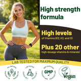 Vegan Vitality, nutrientes y vitaminas para una nutrición integral.