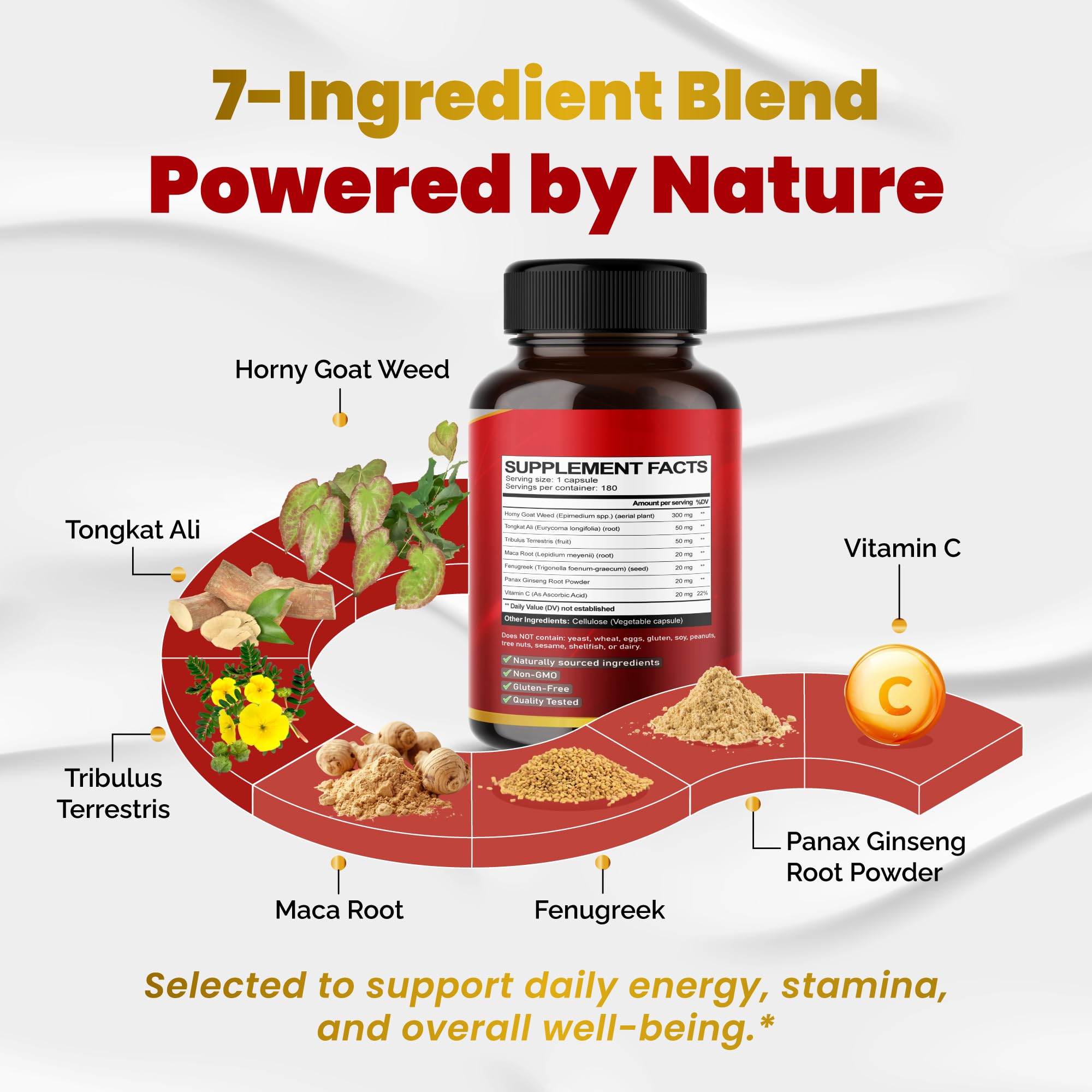 VEGATOT GlucoSavior: etiqueta que destaca pureza e ingredientes clave