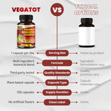 VEGATOT GlucoSavior: mezcla herbal visible para equilibrio digestivo potencial