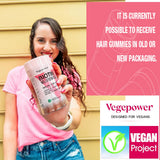 Envase compacto VEGEPOWER para llevar y usar en cualquier lugar.
