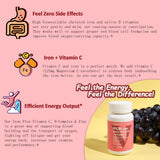VEGEPOWER Botella de suplementos - dosis diaria fácil de seguir.