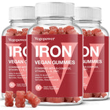 VEGEPOWER gominolas de hierro para mujeres y niños, apoyo diario