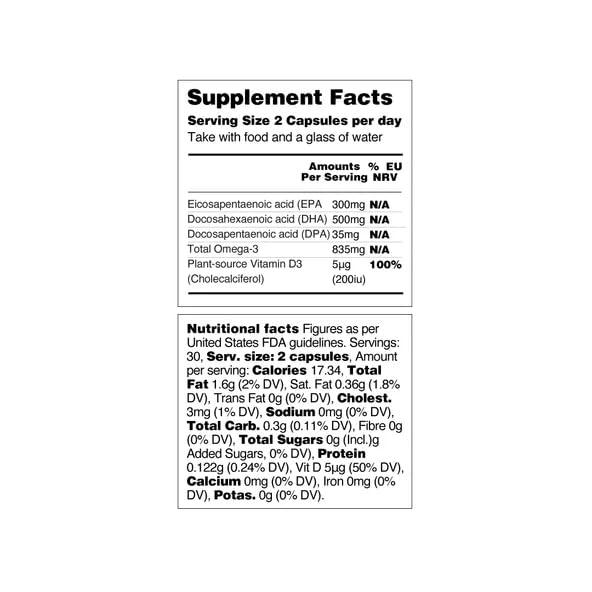 VEGETOLOGY Omega 3 uso diario para niños y adultos