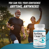 VegHerbs Retina Clear Pro, esquema de ingredientes naturales para una rutina diaria.