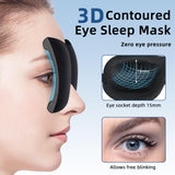 VEKDA antifaz 3D contorno ofrece espacio para los ojos y menos presión