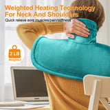 VEKOZI peso 2lb para cuello y hombros, facilita la relajación muscular durante el uso.