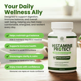 Ingredientes clave: quercetina y vitamina C para histamina.