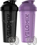 Botella Velomix con agarre ergonómico para entrenamientos y uso cómodo.
