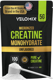 Velomix creatina micronizada, bote frontal: para mejorar la fuerza.