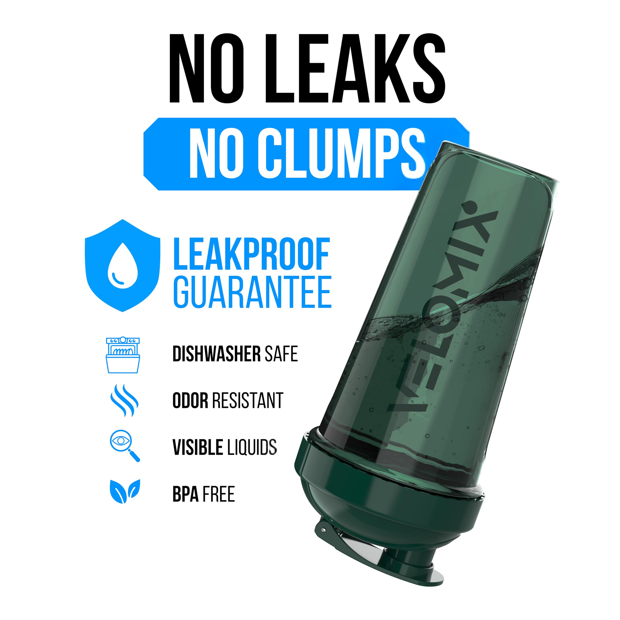 VELOMIX Pack de 6 botellas 28oz tono tierra, limpieza rápida entre sesiones.