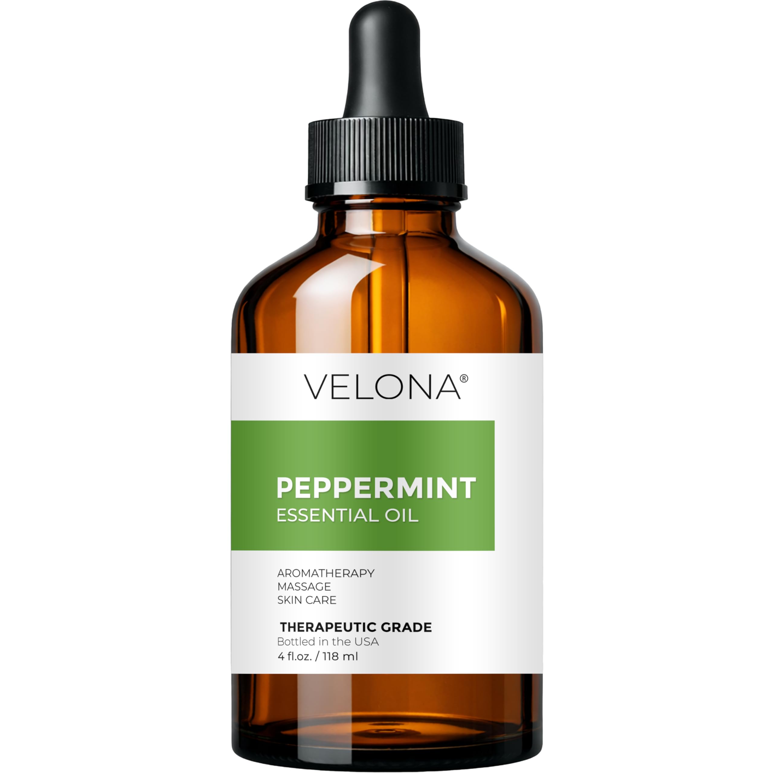 Velona aceite de menta peperina para cuidado de la piel, sensación fresca y revitalizante.