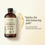 VELVORIA NATURALS aceite-jojoba-para-piel, hidratacion ligera sin grasa