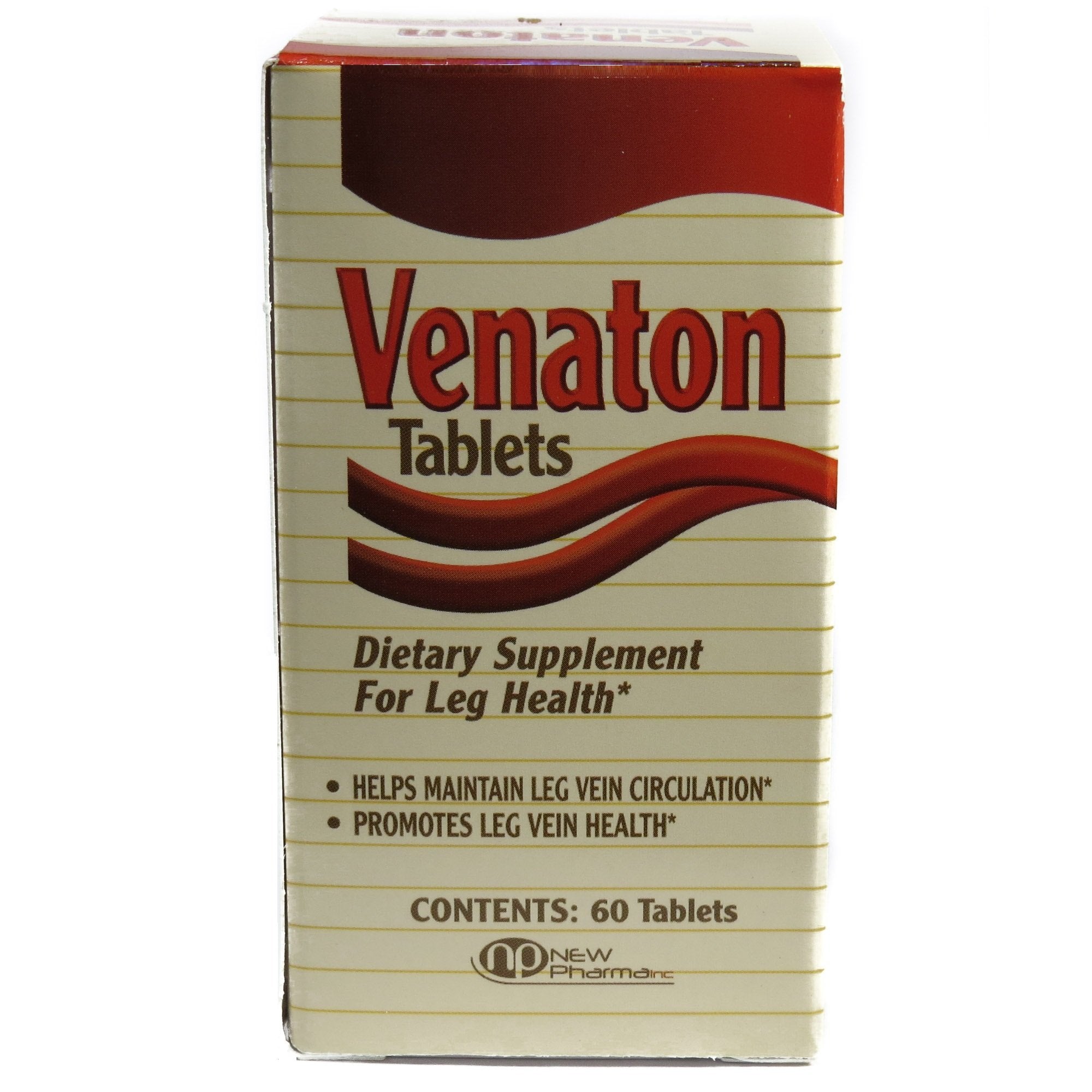 Venaton Tabletas: botella frente, apoyo para la salud de las piernas