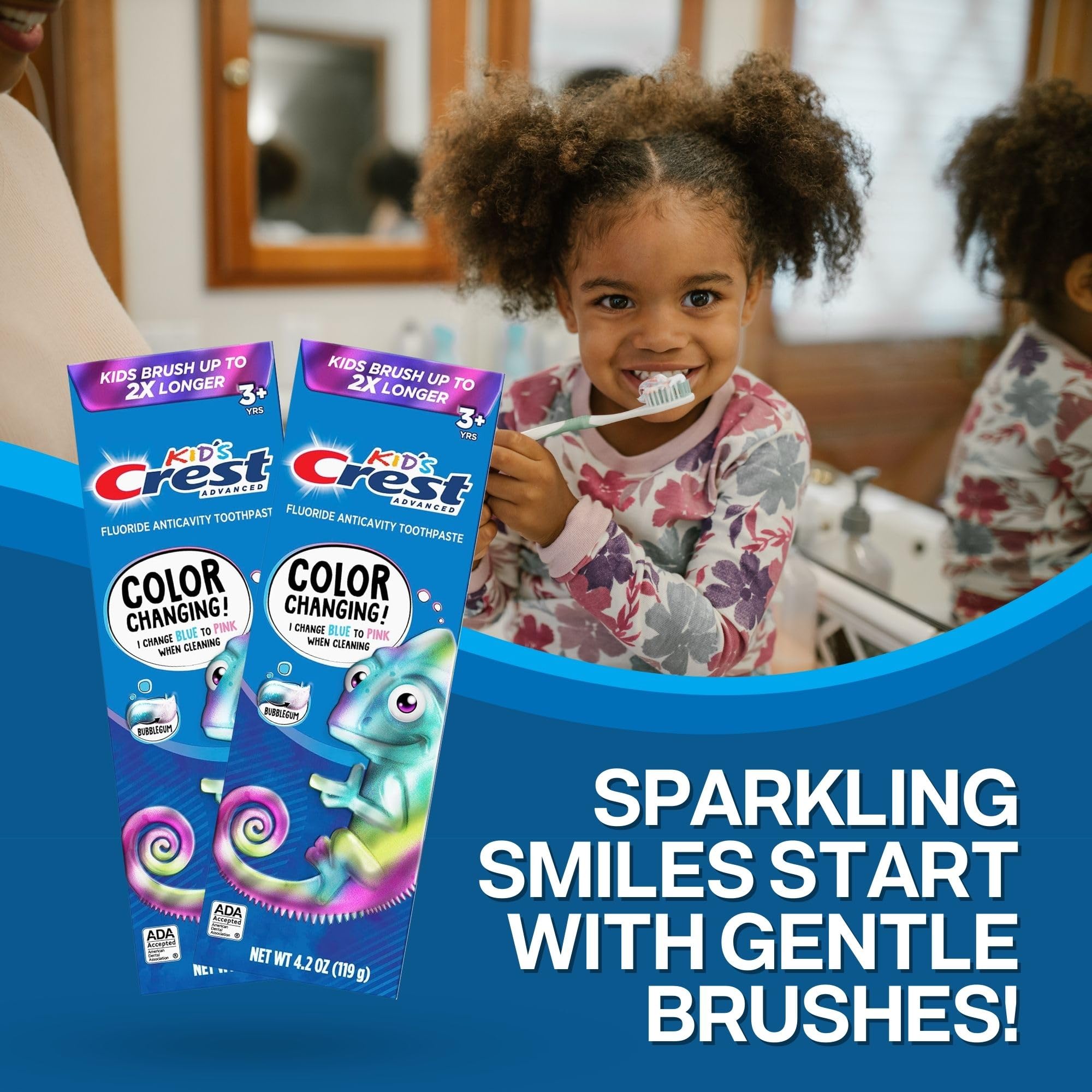 VenDesta Crest Kids transforma el cepillado en experiencia divertida con sabor bubblegum.