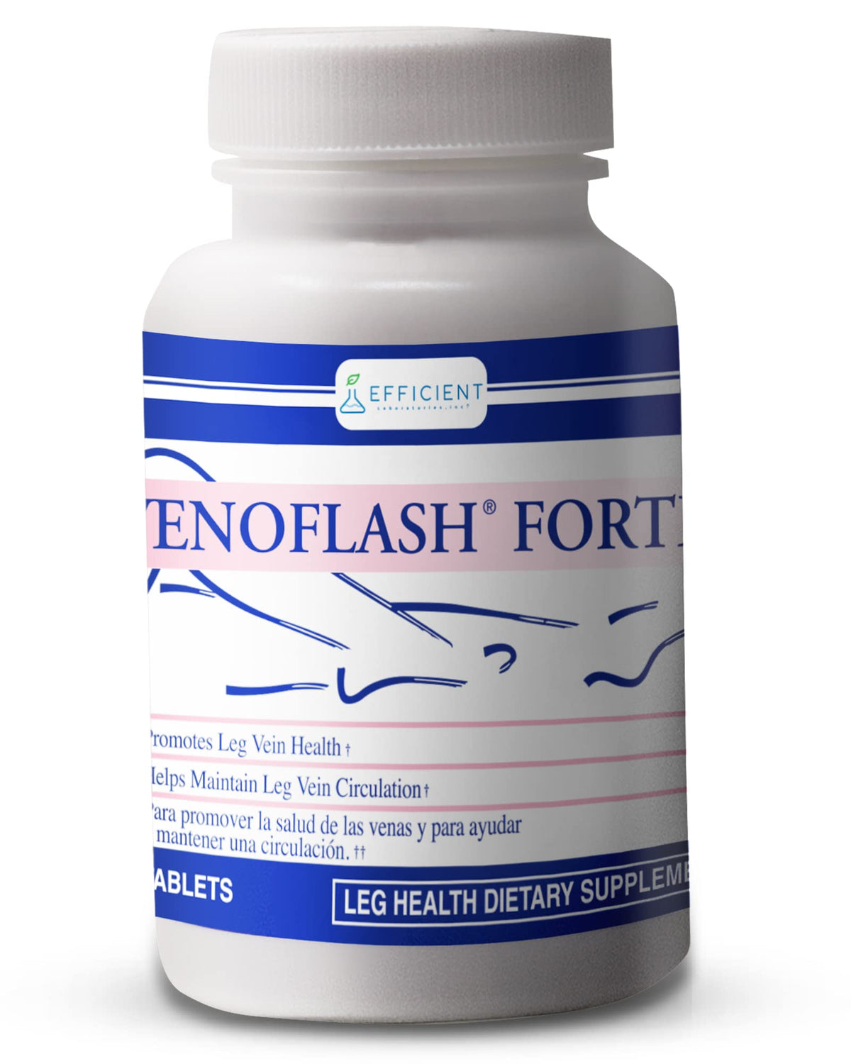 Venoflash Forte: botella de cápsulas para favorecer la circulación en las piernas