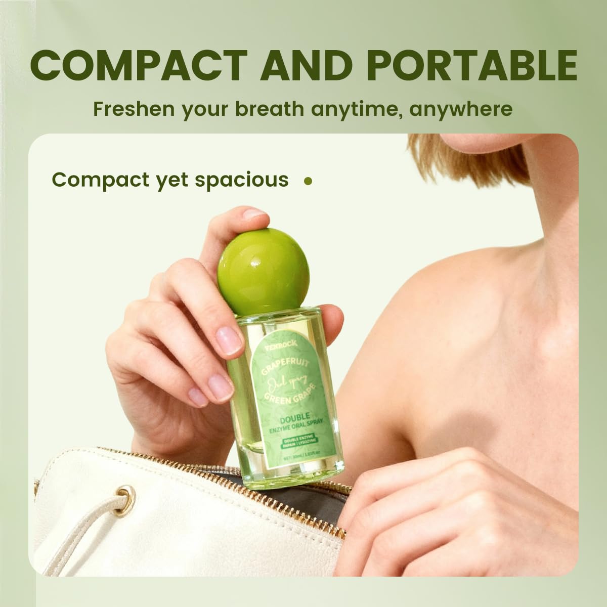 Venrock spray bucal tamaño compacto ideal para bolsos