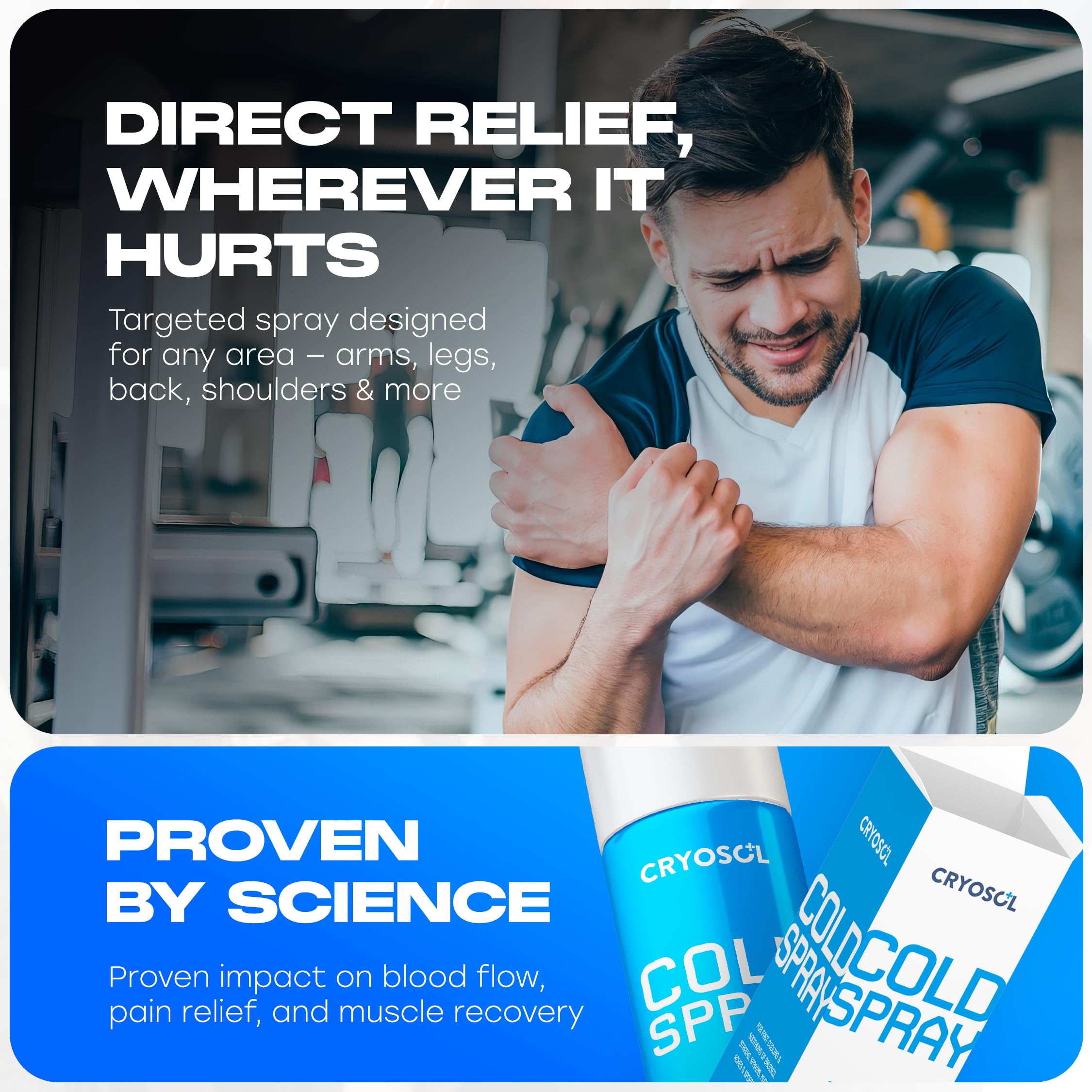 Cryosol durante el entrenamiento para reducir molestias