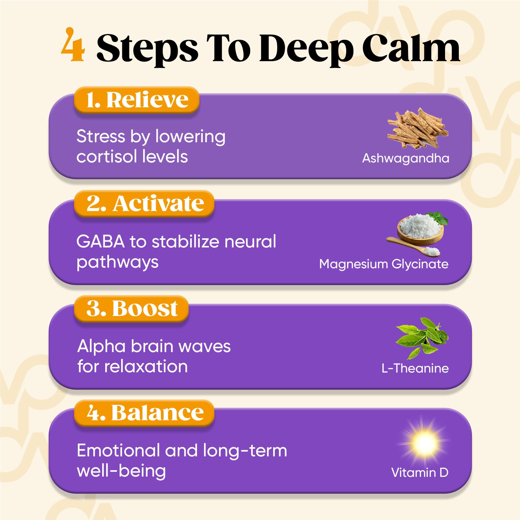 Cuchara medidora de Venture Pal Calm Drink Mix, preparación rápida.