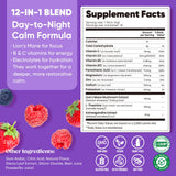 Etiqueta vegana y sin gluten de Venture Pal Calm Drink Mix.