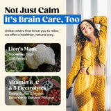 Venture Pal Calm Drink Mix close-up de ingredientes clave para bienestar.