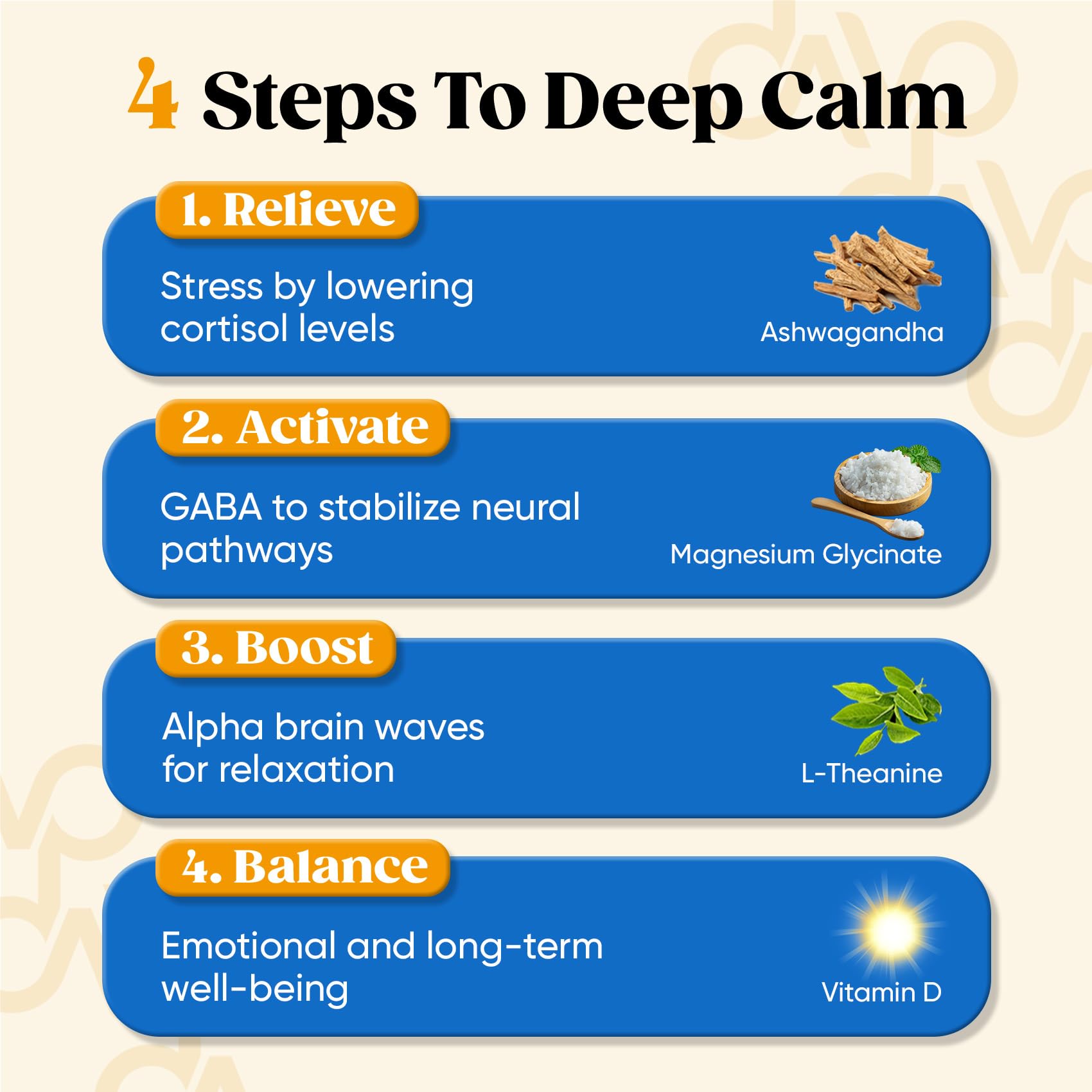 Venture Pal Calm Drink Mix polvo mezclado para rutina diaria fácil.