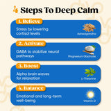 Venture Pal Calm Drink Mix polvo mezclado para rutina diaria fácil.