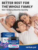Venture Pal Crema Magnesium Aplicación Manos: masaje suave para hidratación diaria.