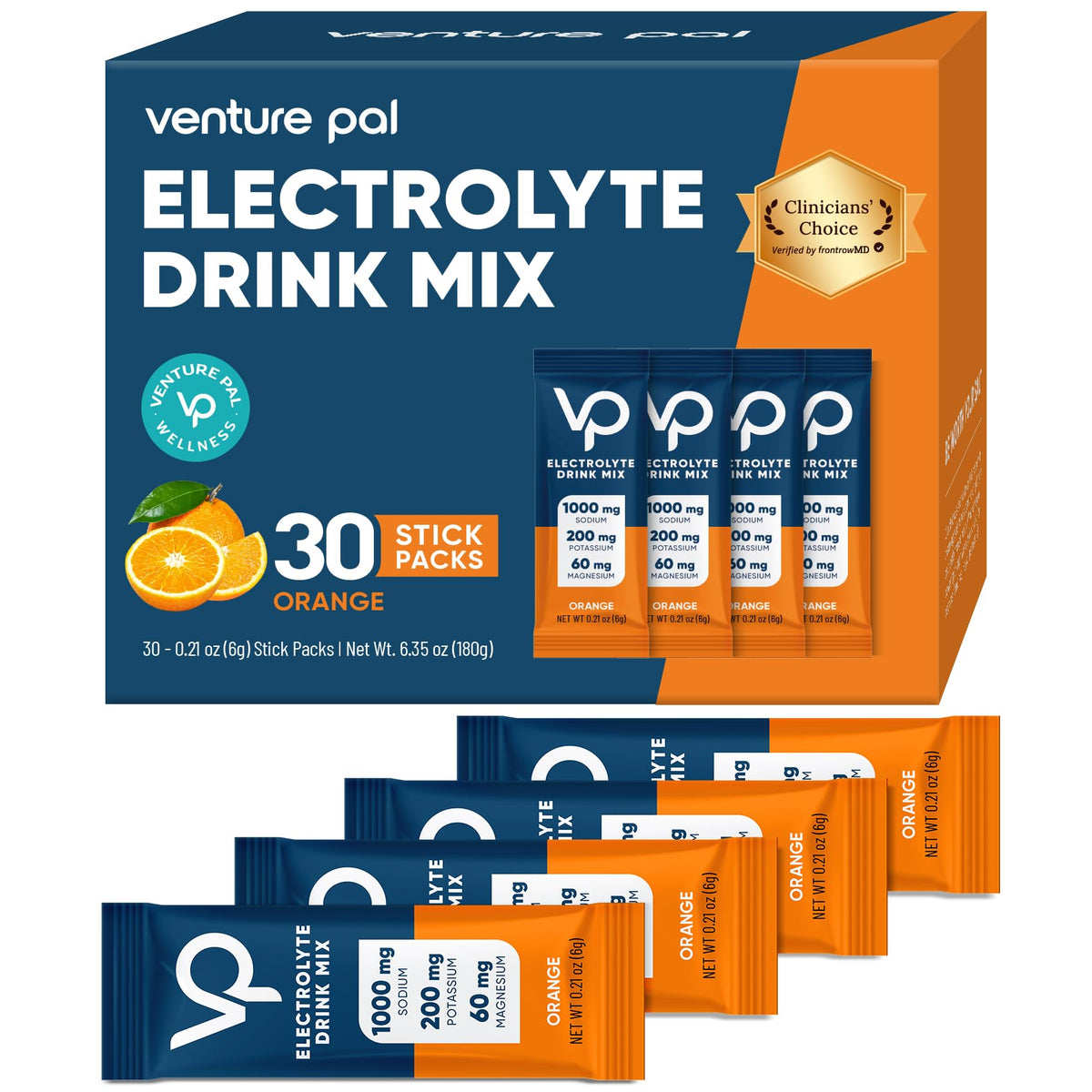 Venture Pal Electrolytes sachet de alto sodio para hidratación en entrenamiento