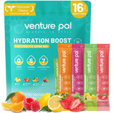 Venture Pal electrolitos sin azúcar en stick limón para hidratación rápida.
