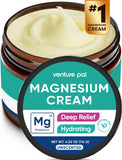 Venture Pal Magnesium Lotion: botella y etiqueta, hidratación suave para uso diario.
