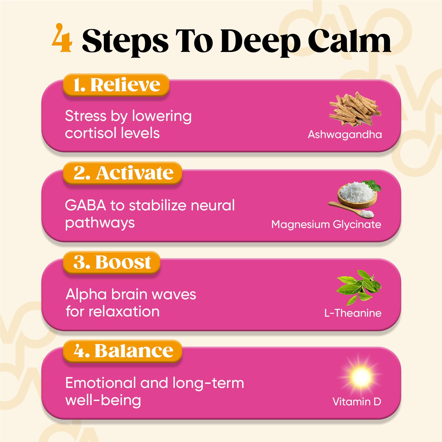 Venture Pal Calm Drink Mix: polvo en agua, sabor suave sin azúcar para pausa tranquila.