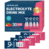 Venture Pal polvos electrolitos de alto sodio para una hidratación sostenida.