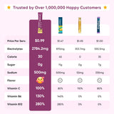 Venture Pal sticks disolviéndose en vaso para hidratación estable sin cafeína