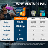 Venture Pal fórmula cero calorías sin azúcar para hidratación diaria y cetogénica