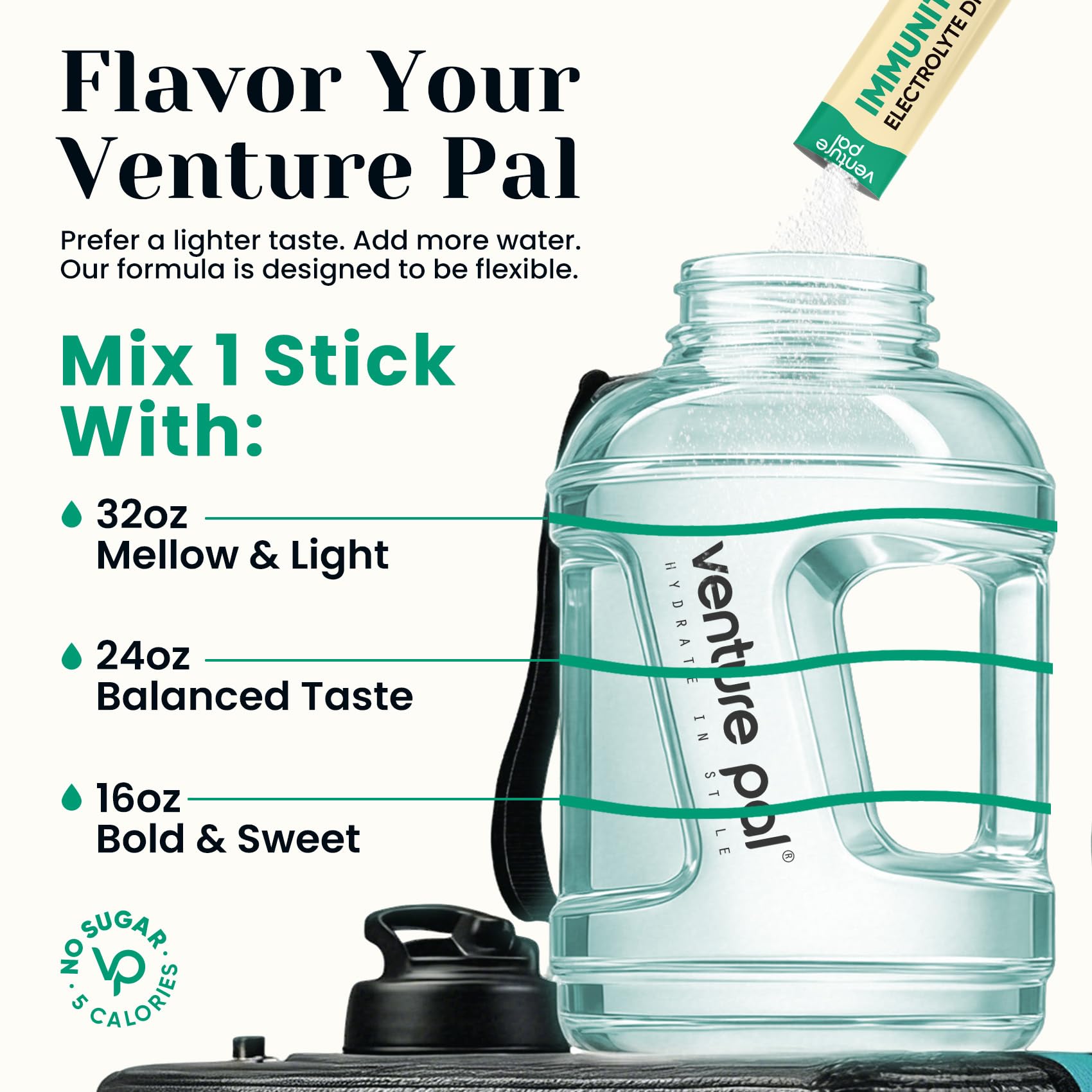 Venture Pal uso diario listo para mezclar