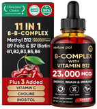 Venture Pal Vitamina B Complex líquida en botella, apoyo al metabolismo diario.