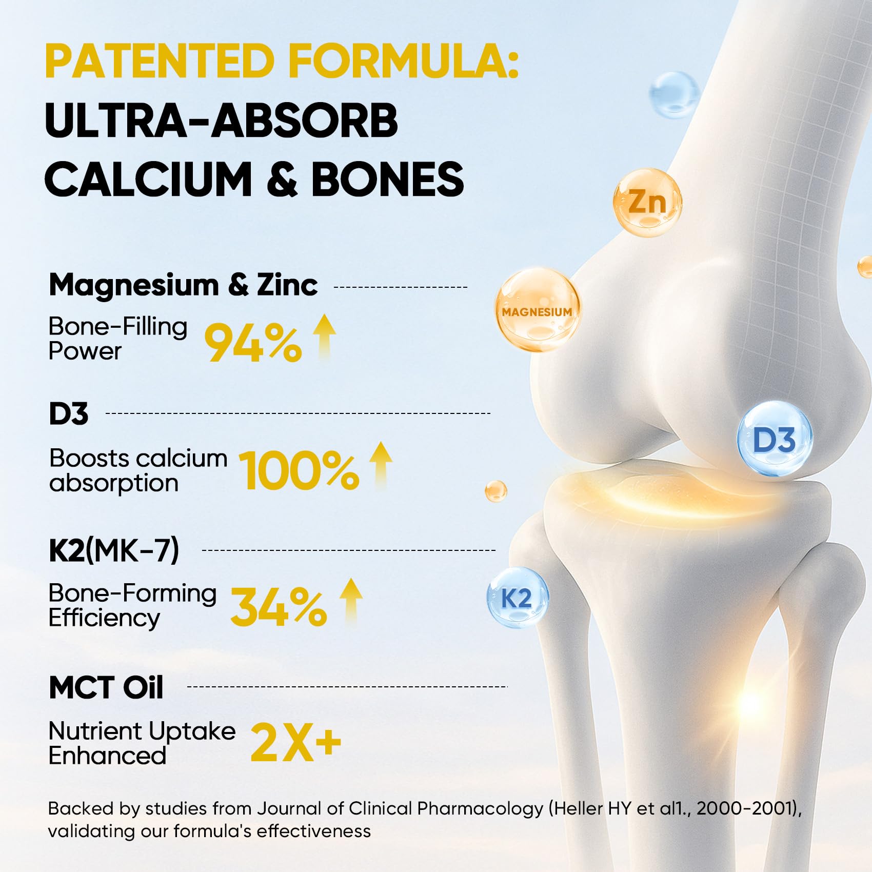Ingrediente Mg y MCT en Venture Pal D3-K2 con aceite de coco