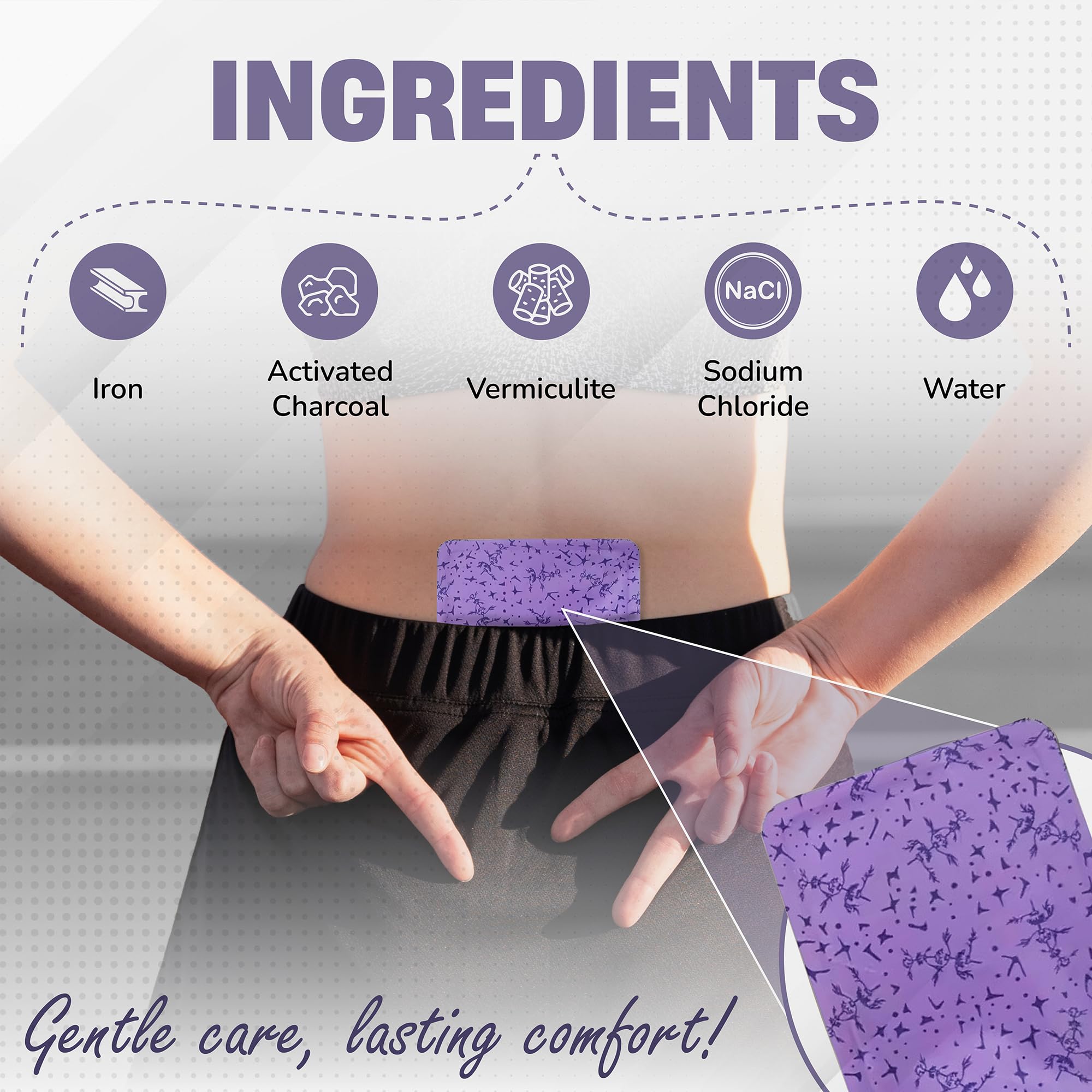 Empaque compacto de Venus Vitality Emberly para llevar en bolso o maletín.