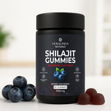 Envase reciclable de Veralinda Naturals Shilajit gomitas, opción sostenible