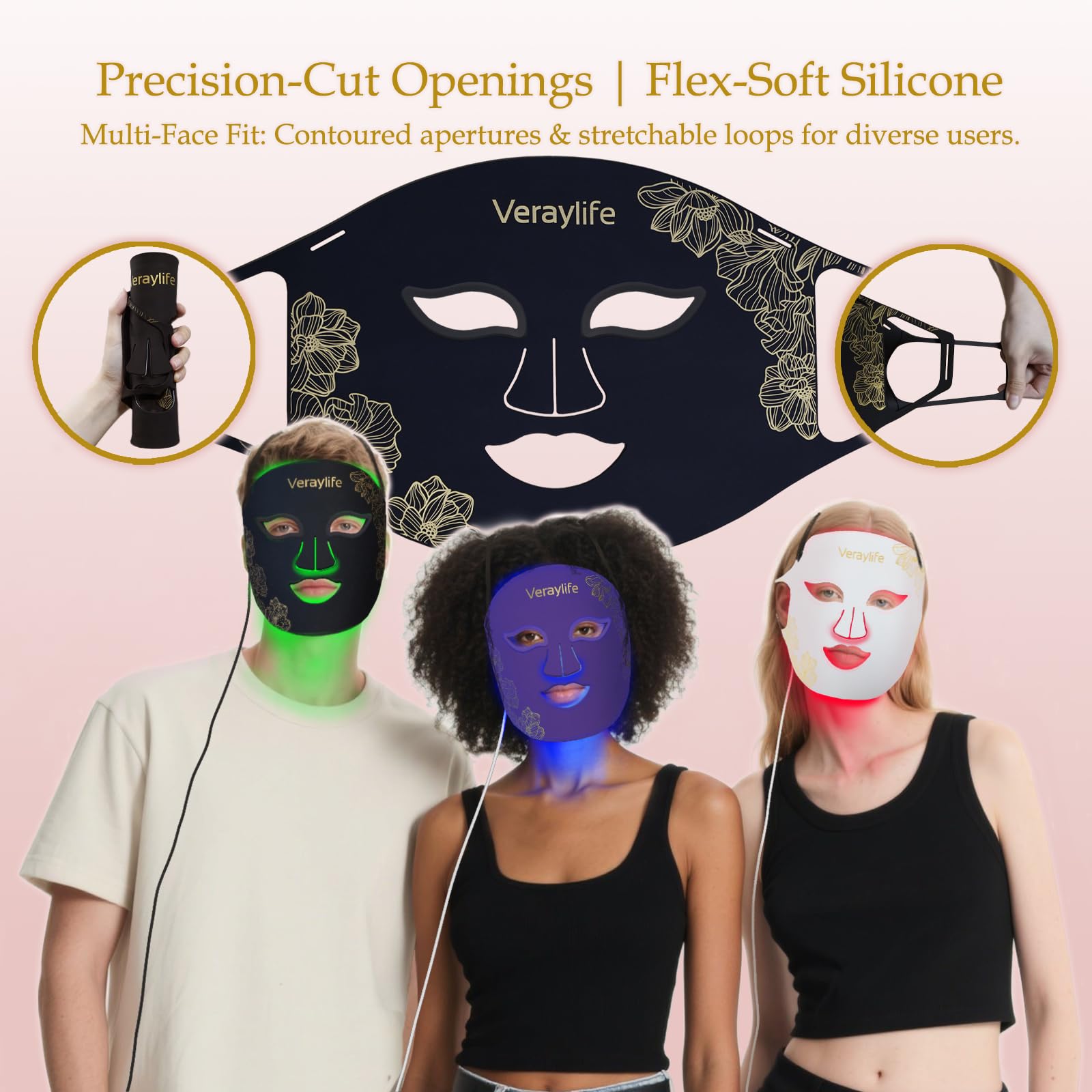 Veraylife kit de accesorios para mascarilla, regalo ideal de cuidado facial