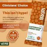 Cafeína de té verde en Verb Energy Bar para concentración suave.