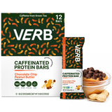 Verb Energy Bar barra cafeinada con chispas de chocolate para energía sostenida durante el día