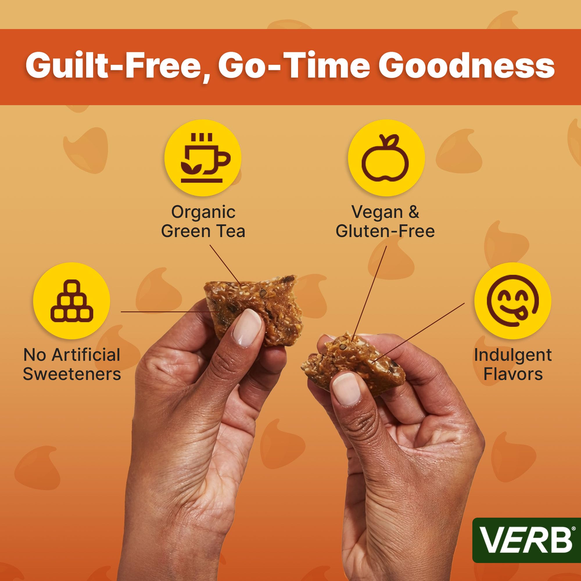 Verb Energy Bar barra energia duradera para estudio o trabajo