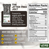 Barra Verb Energy Bar Cookies & Cream en la mano, snack portátil para seguir activo.