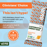 Verb Barra Energética ingredientes simples y avena sin gluten, snack limpio