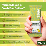 Barra Verb Energy Lemon, formato portátil ideal para viajar.